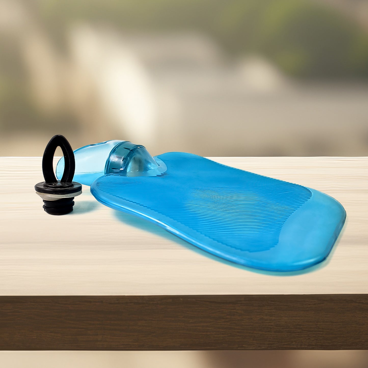 7239 પારદર્શક પર્સનલ કેર રબર હોટ વોટર હીટિંગ પેડ બેગ પીડા રાહત માટે (નાની)