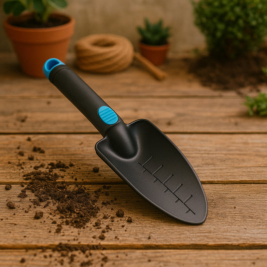 Plastic heavy duty garden hand trowel