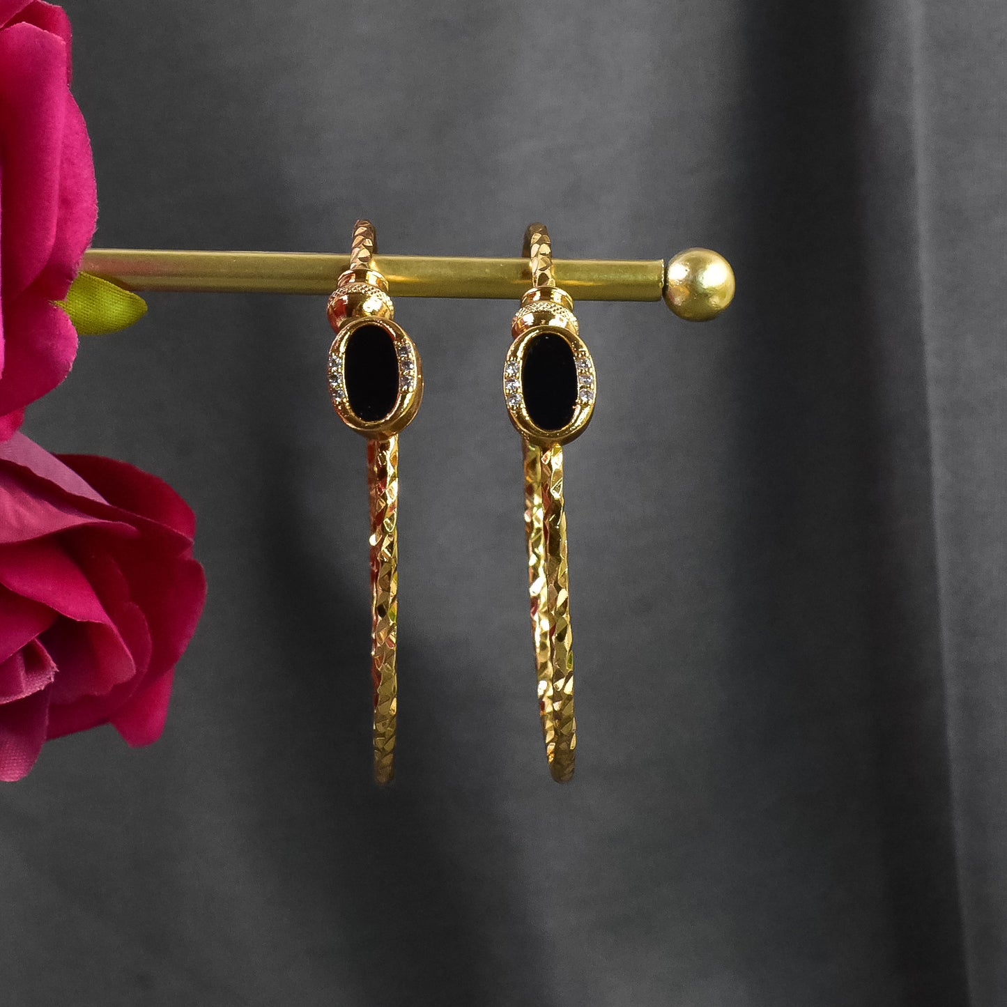 Timeless Golden Bangles (1 Pair)