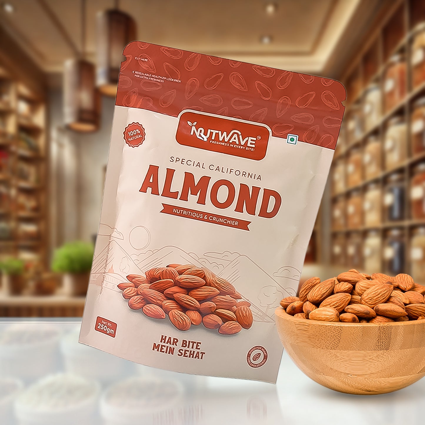 Nutwave Special California Almond 250gm