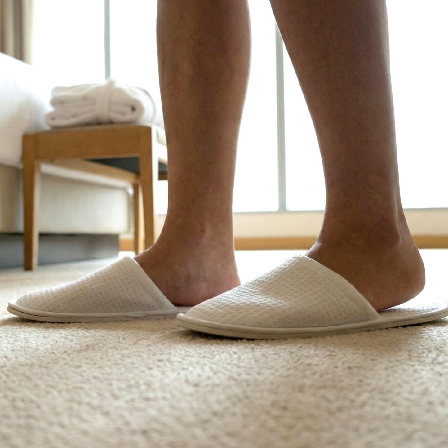 Hotel & Spa Soft Slippers for Guests (29 × 11 Cm, 1 Pair)