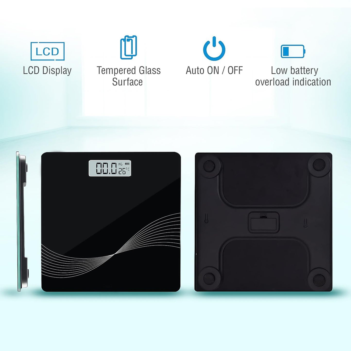 Electronic Digital Personal Weight Scale (1 Pc)