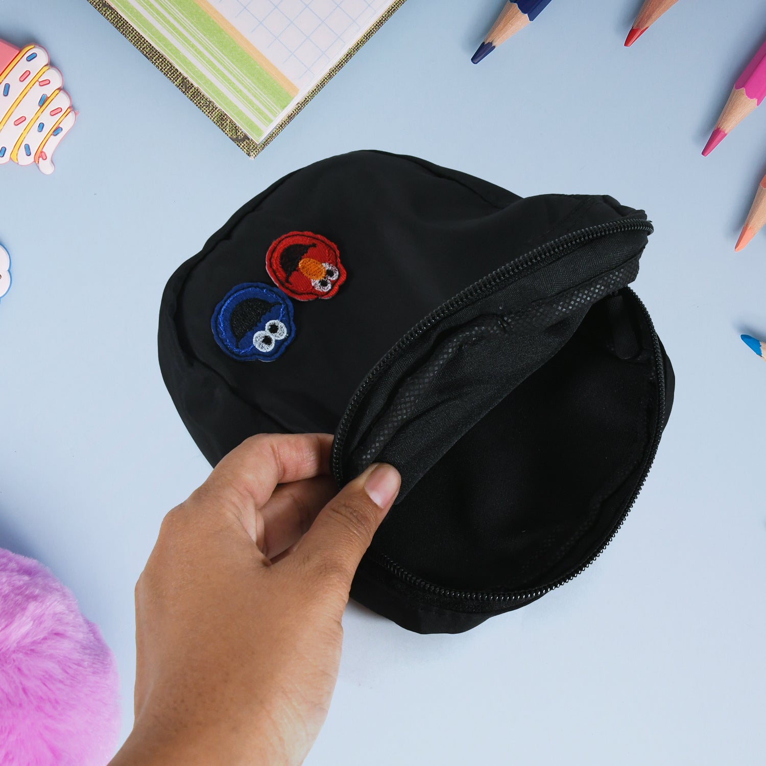 महिला नायलॉन जोकर प्यारा मैसेंजर बैग कंधे बैग छोटे स्क्वायर बैग