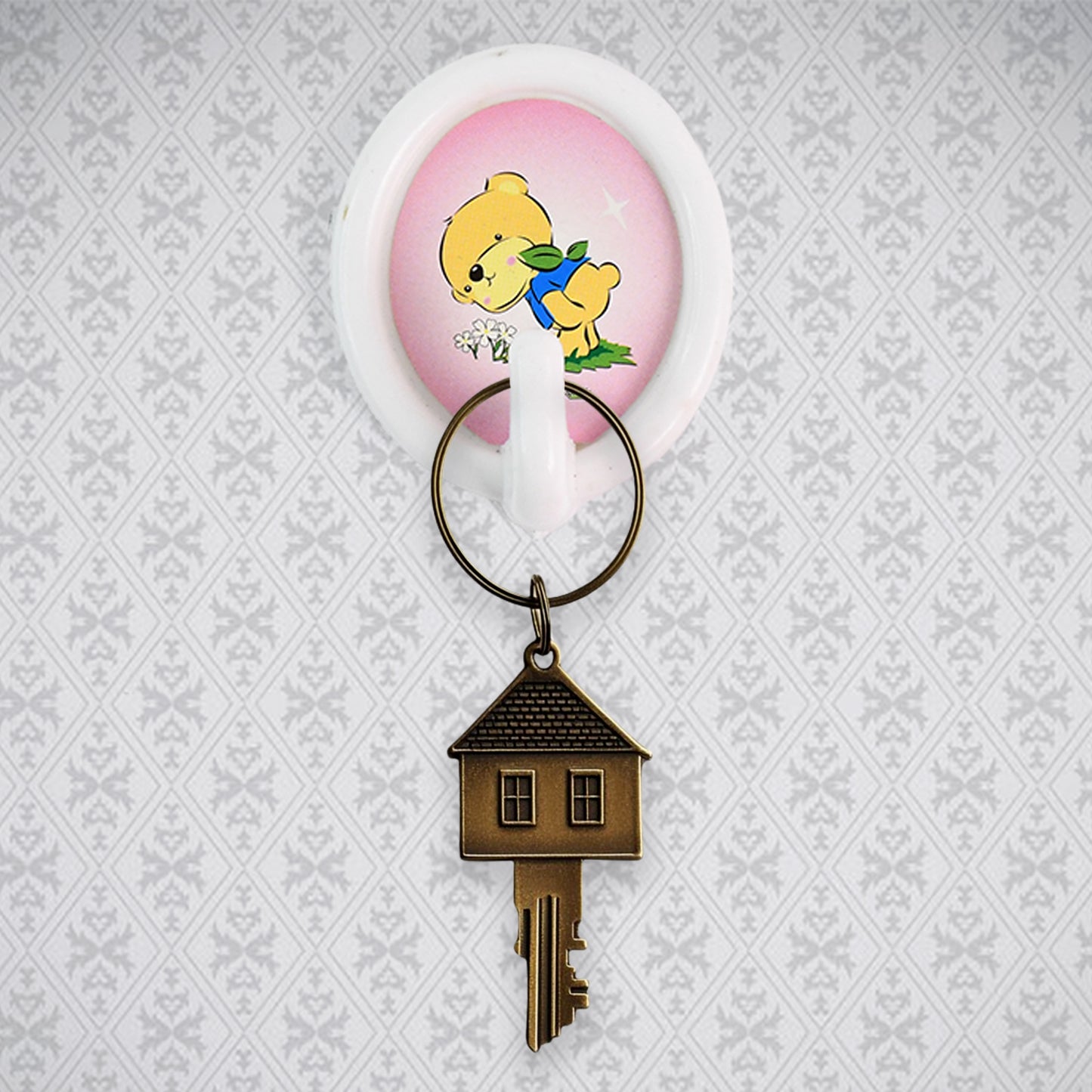 બહુહેતુક બિગ સેલ્ફ એડહેસિવ સ્માઈલી કાર્ટૂન વોલ હુક્સ બહુહેતુક મજબૂત વોલ સ્ટીકર હુક્સ વોલ હૂક હોલ્ડર ડોર હેંગર