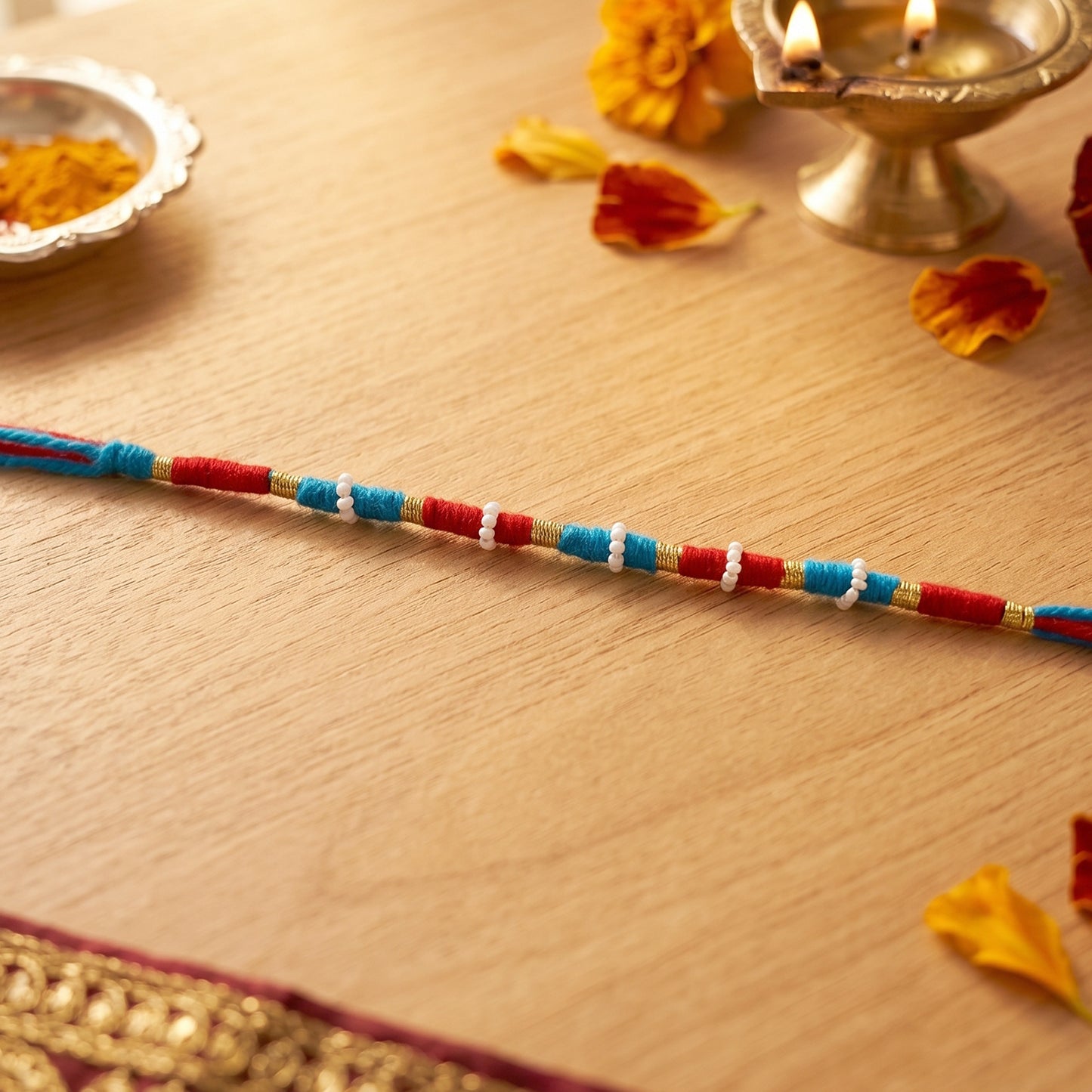 Traditional Red Rakhi