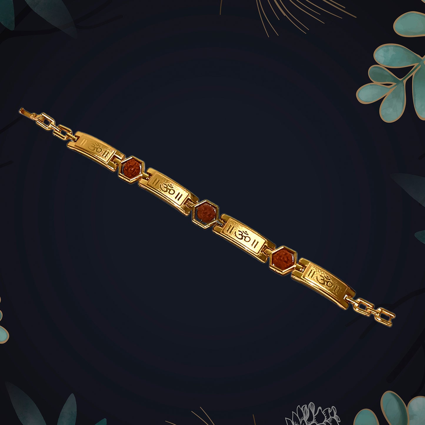 Gold Rakhi Bracelet