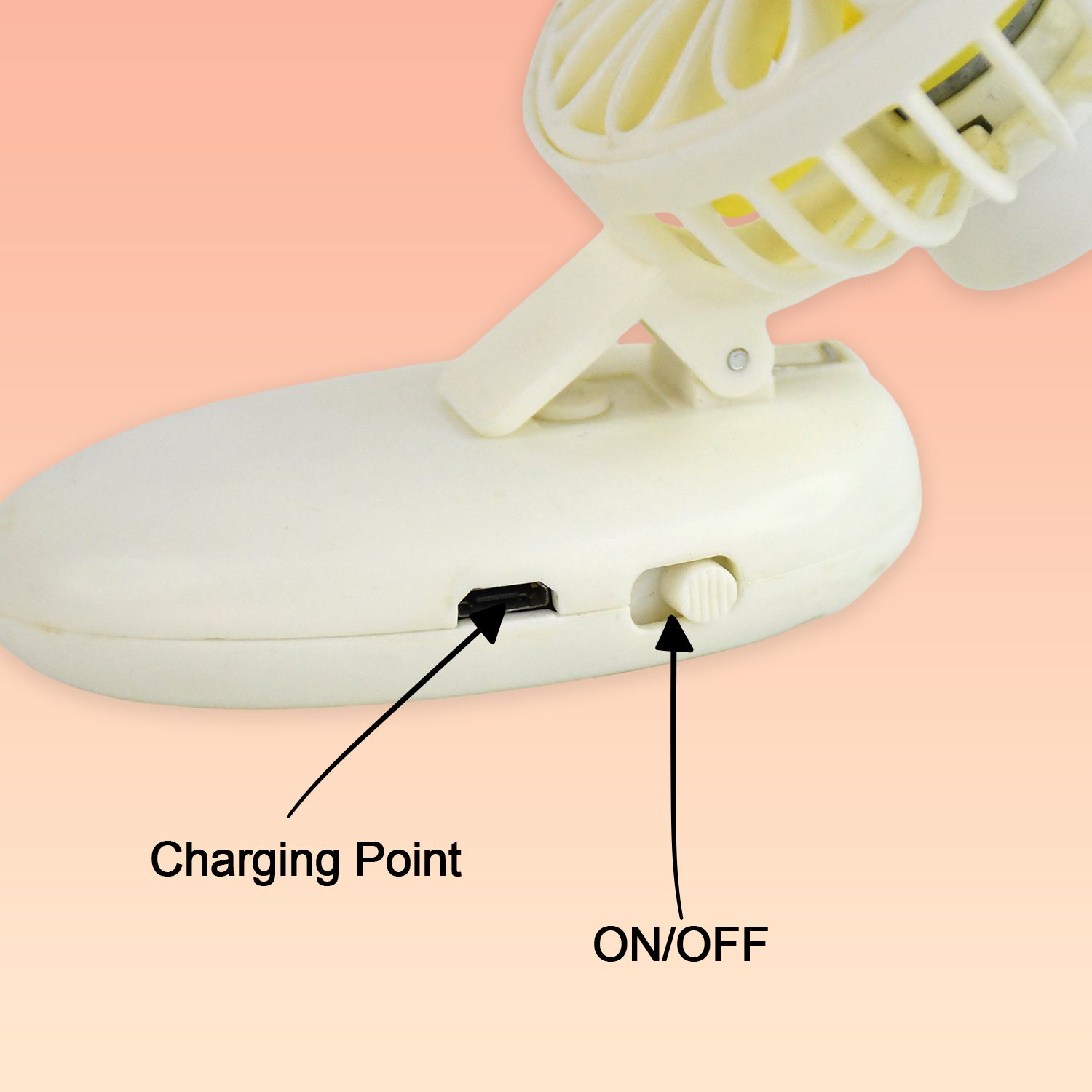 मिनी USB हैंडहेल्ड फैन, घर, ऑफिस, यात्रा और आउटडोर उपयोग के लिए पोर्टेबल रिचार्जेबल मिनी फैन (1 पीस)