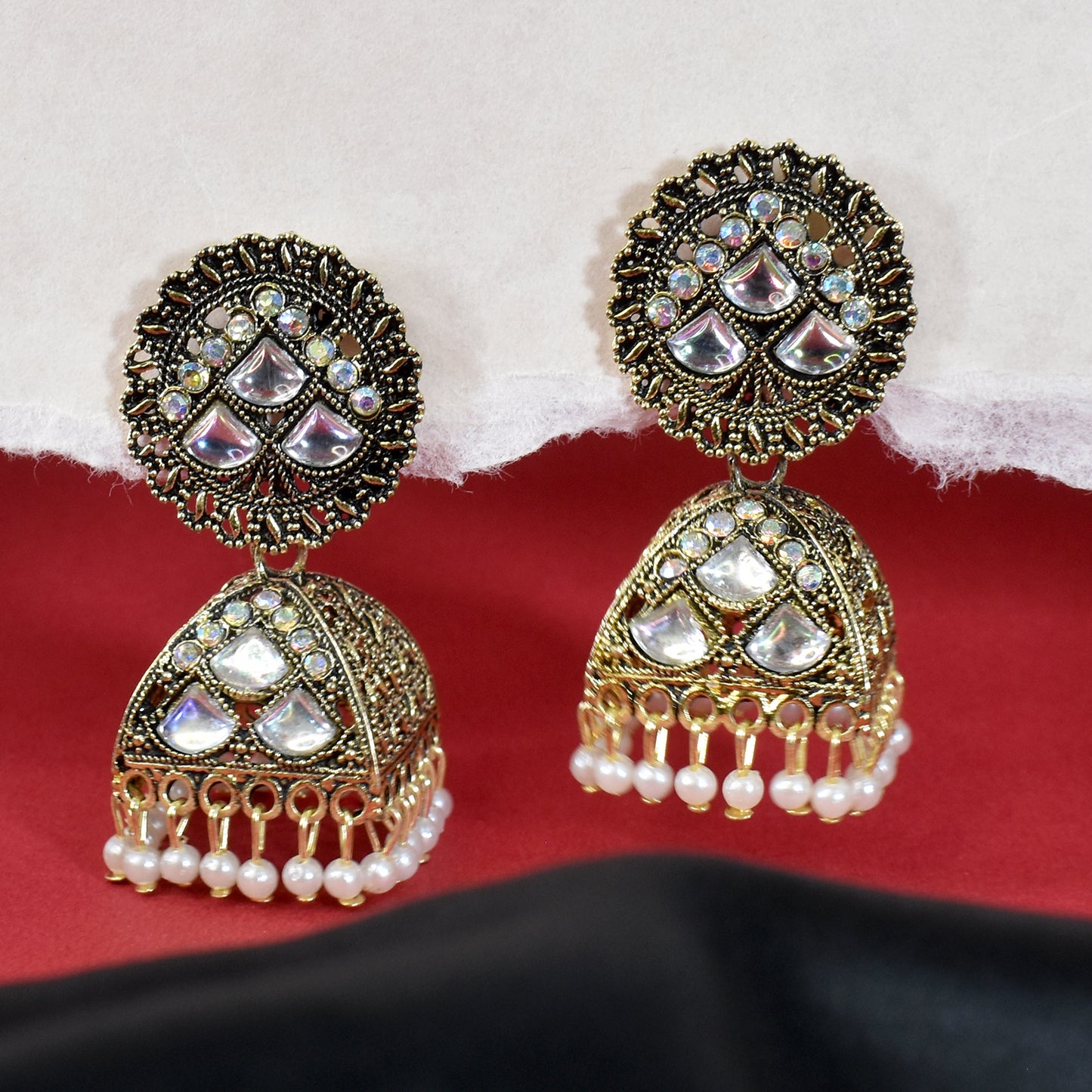New Style Oxidised Jumka Earrings – Elegant and Trendy Design