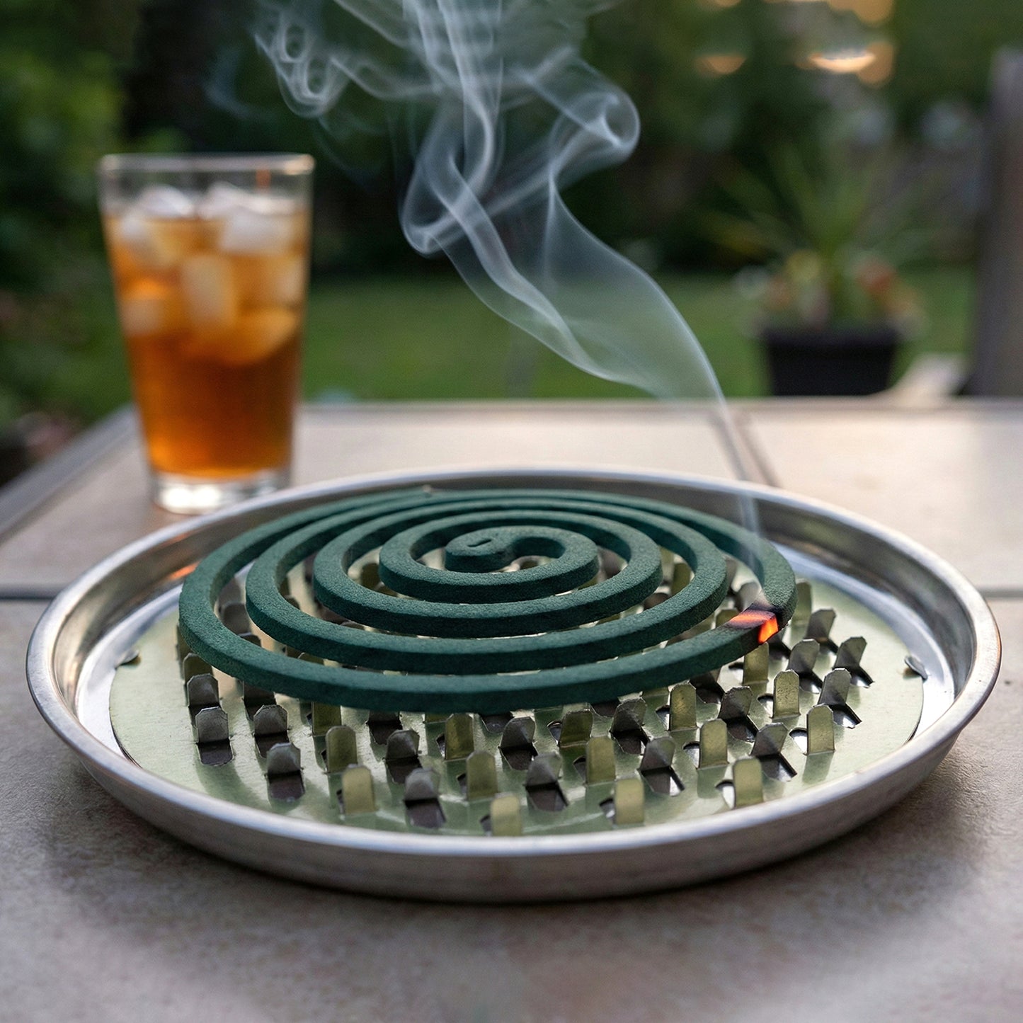 Round Mosquito Coil Stand