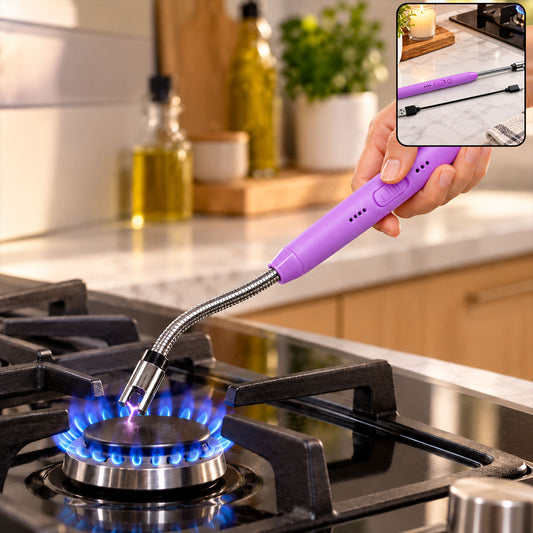 Electric Arc Lighter – USB Rechargeable with 360° Flexible Neck