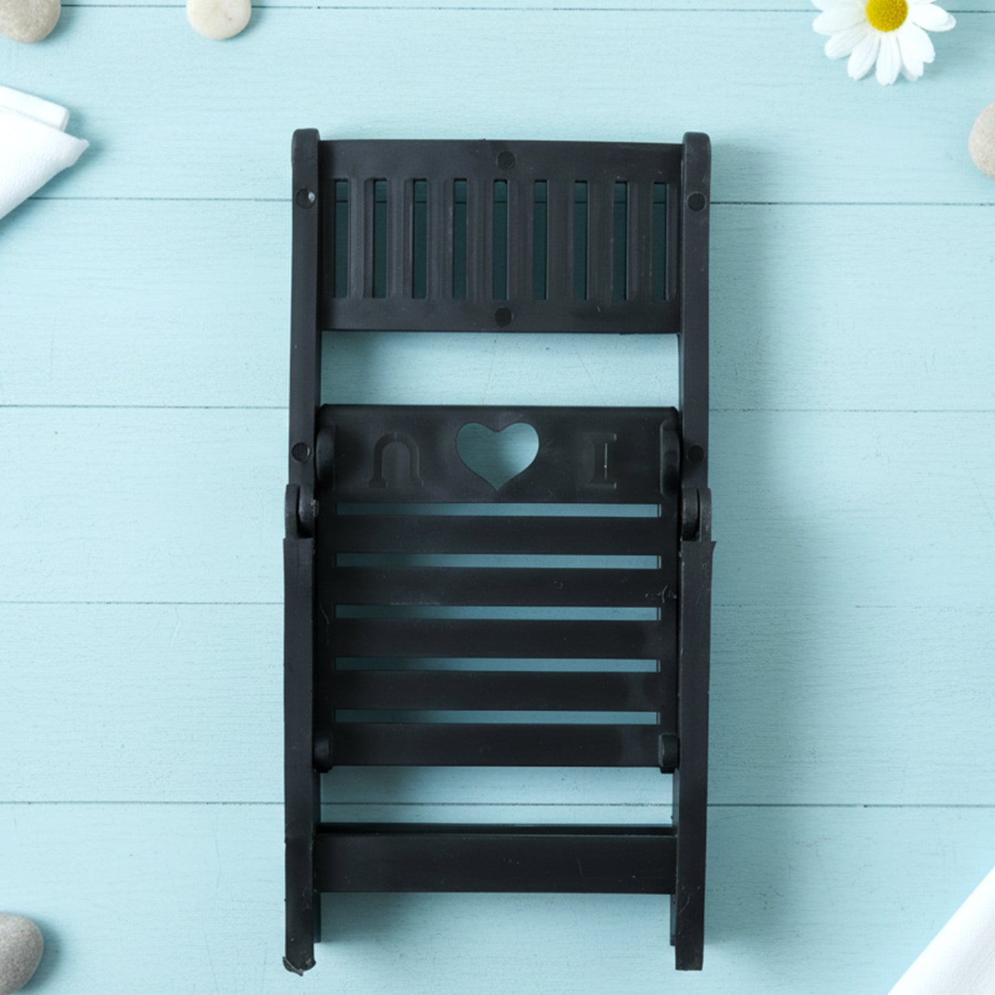 Mini Chair Shape Mobile Stand Holder (1 Pc / Balck Color)