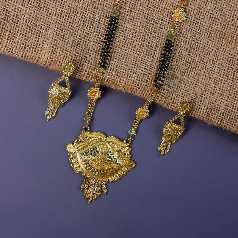 Premium Bridal Mangalsutra Set with Grand Pendant – Trending Traditional Wedding Jewellery