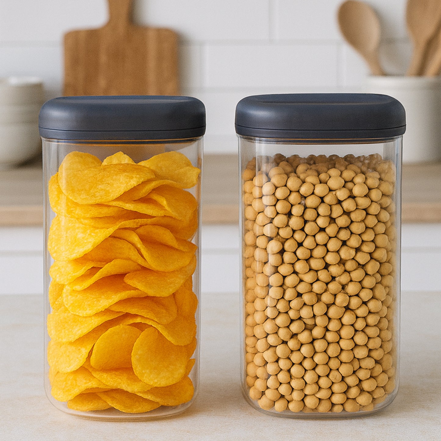 Supermom Airtight Kitchen Storage Containers – (2 Pc Set / 1500 ml)