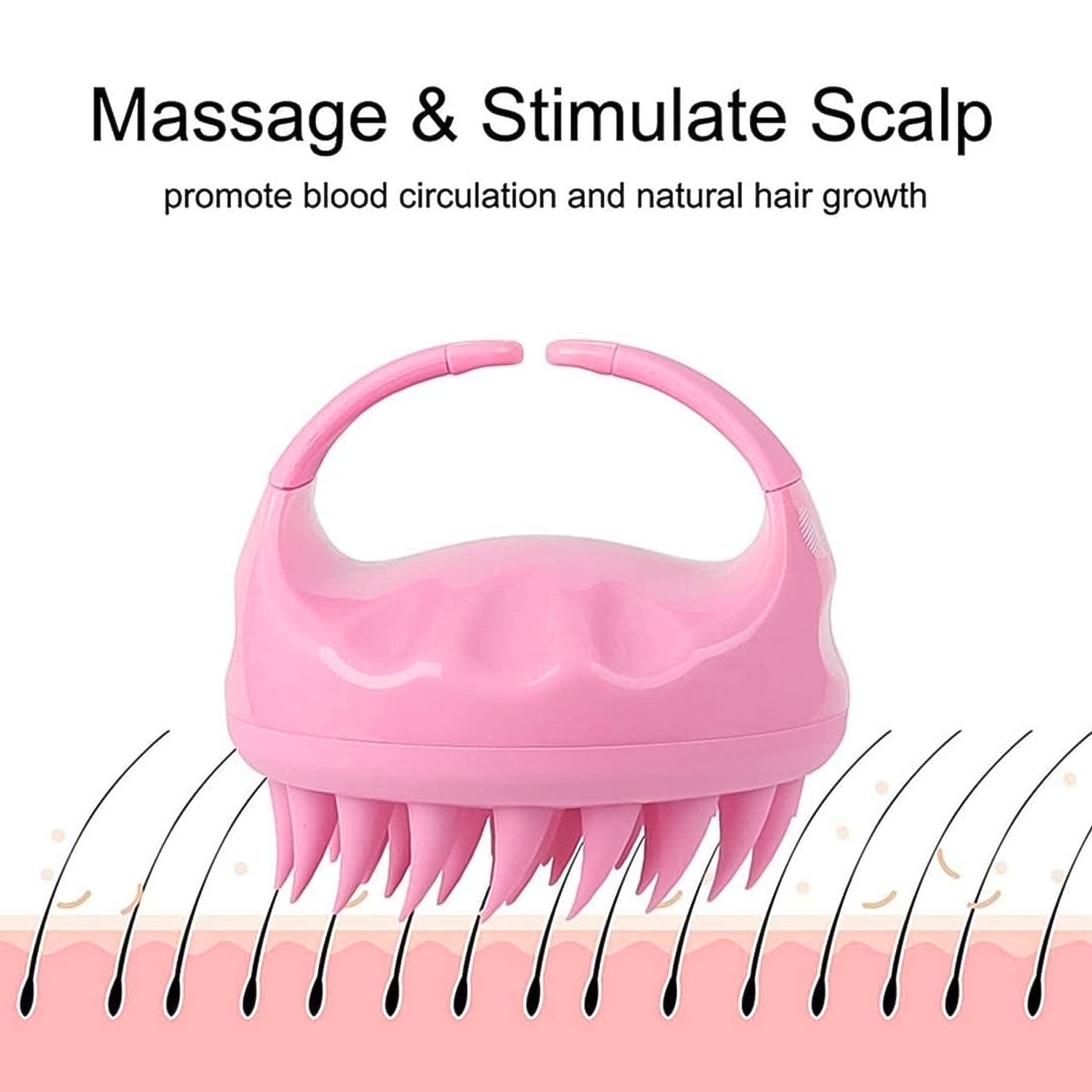 Scalp Massager, Head Massager Comb (1 Pc), Hair accessories