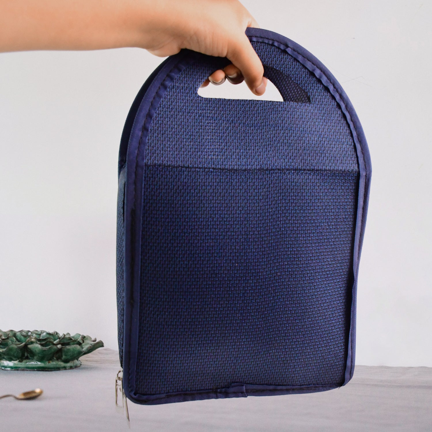 स्टील लंच बॉक्स सेट (4 पीस, काला)