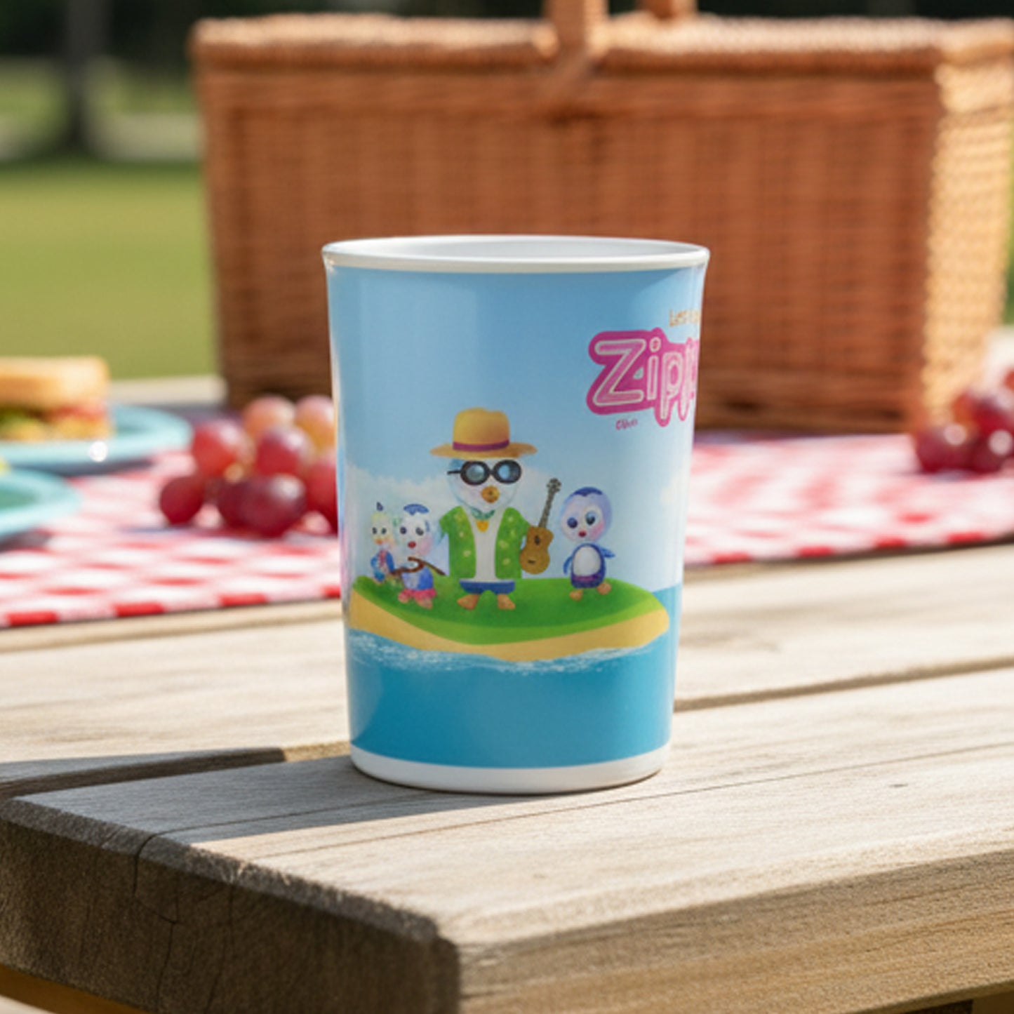 Cute Cartoon Melamine Drinking Glass (Approx 250ML / 1 Pc)