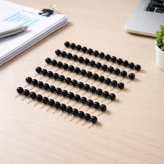 Black Push Pins
