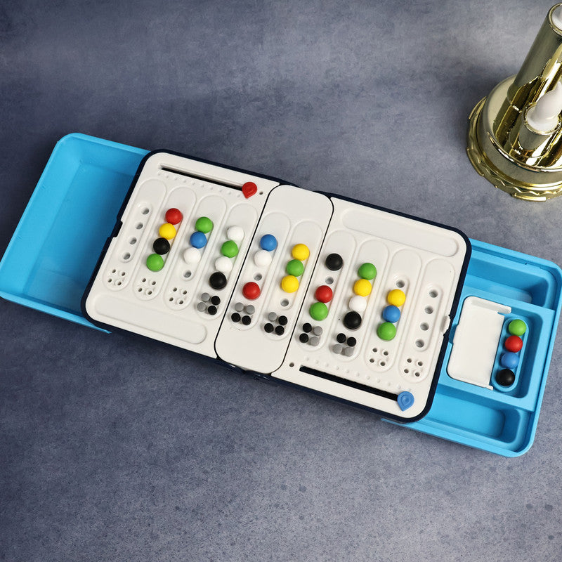 Classic Mastermind Strategy Board Game with Colorful Pegs – Code-Breaking Logic Game for Kids and Adults