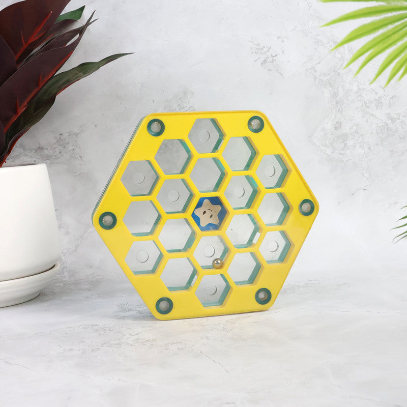 Maze Run Puzzle Game Fun Hexagon Ball Maze Brain Teaser for Kids