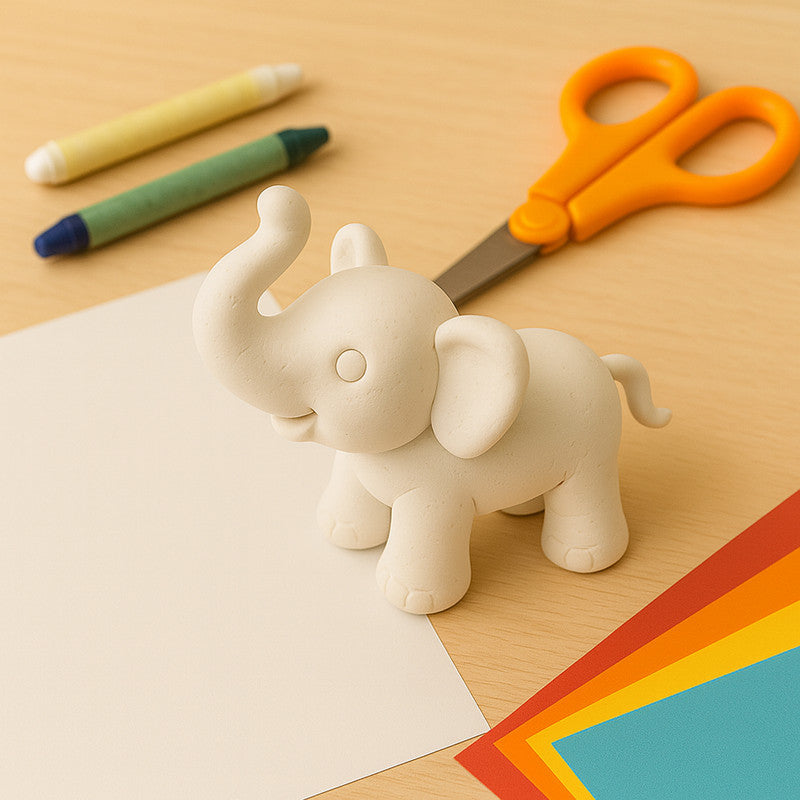 Camlin Modelling Clay – White Shade, 150 g Soft & Non-Toxic Clay for Kids’ Creative Play and Craft Work