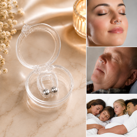 Anti-Snore Nose Clip – Silicone for Comfortable Sleep | AuriGlam