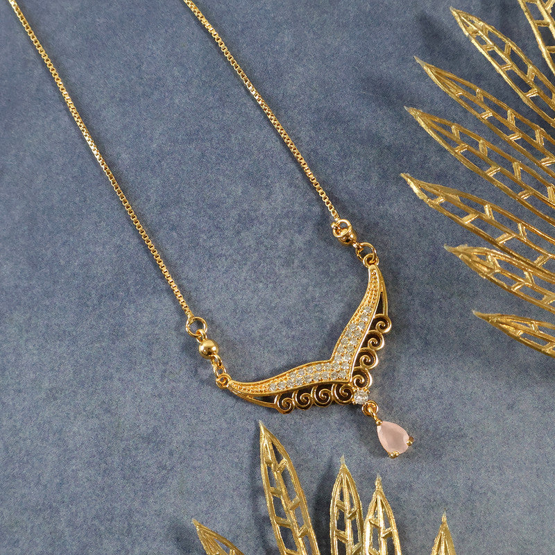 Elegant Crystal Drop Designer Necklace for Women