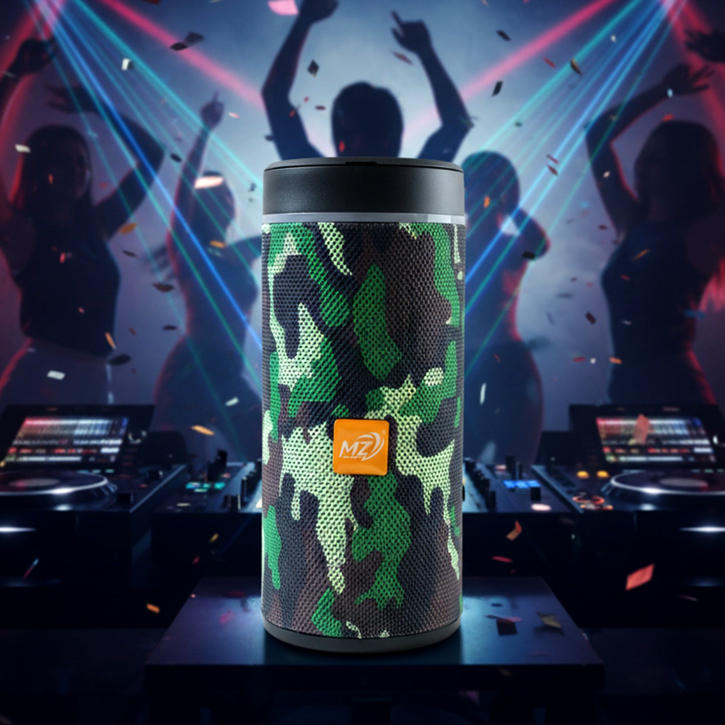 Portable Rechargeable Wireless Blootuth speaker (media player / Mix Color)