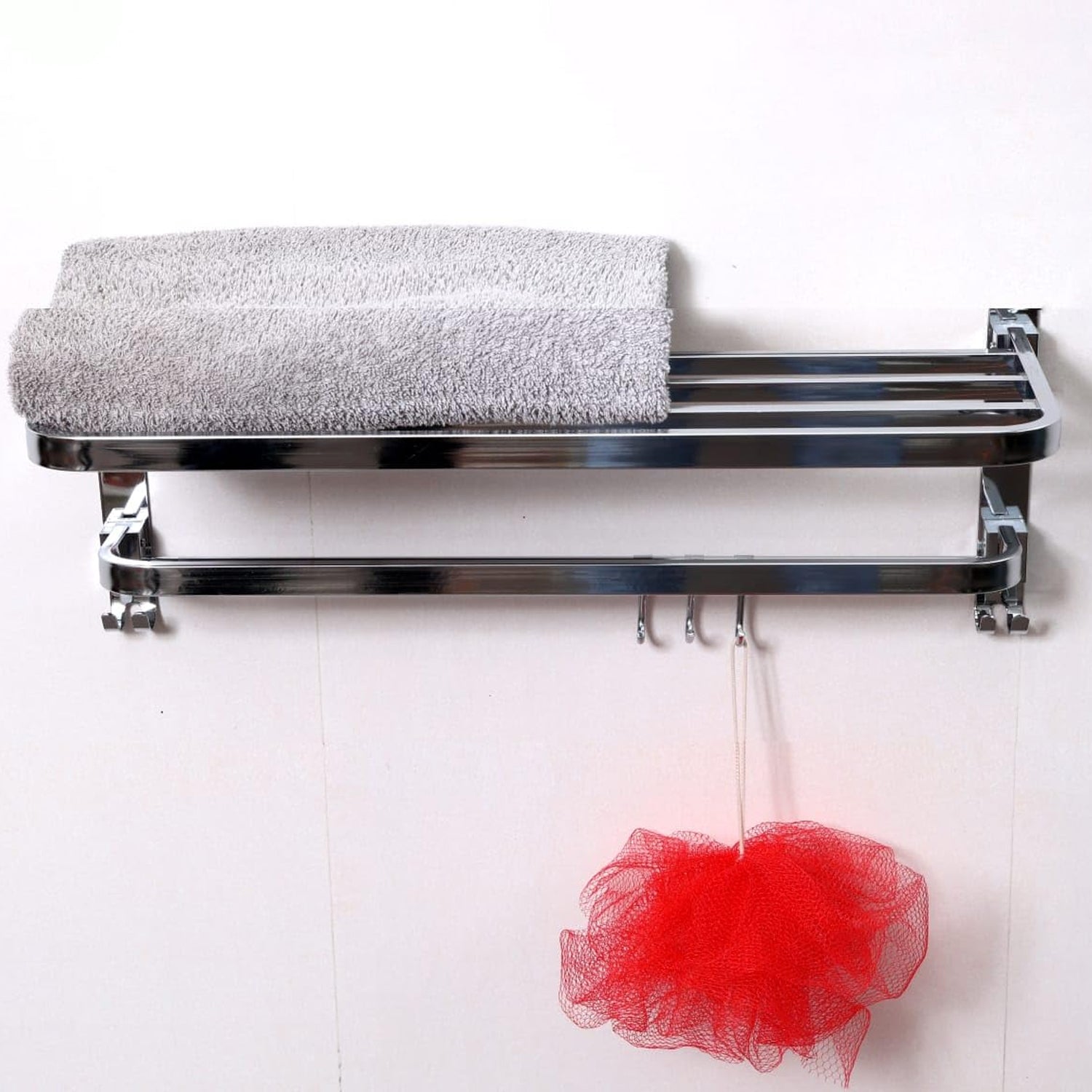 Stainless Steel Folding Towel Stand For Bathroom