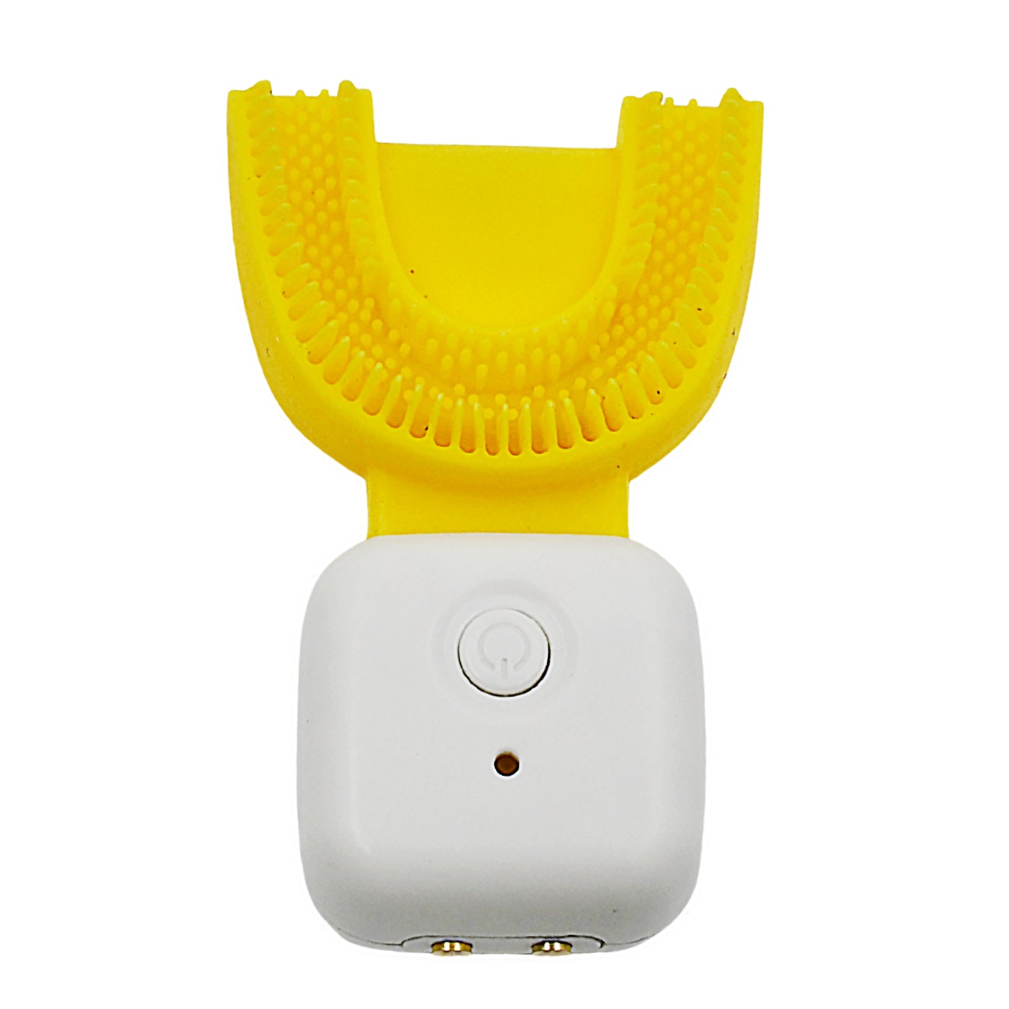 अल्ट्रासोनिक इलेक्ट्रिक टूथब्रश यू आकार का स्वचालित टूथब्रश दांतों को सफ़ेद करने के लिए रिचार्जेबल, वाटरप्रूफ ट्रेनिंग टूथब्रश बच्चों के लिए (1 पीस)