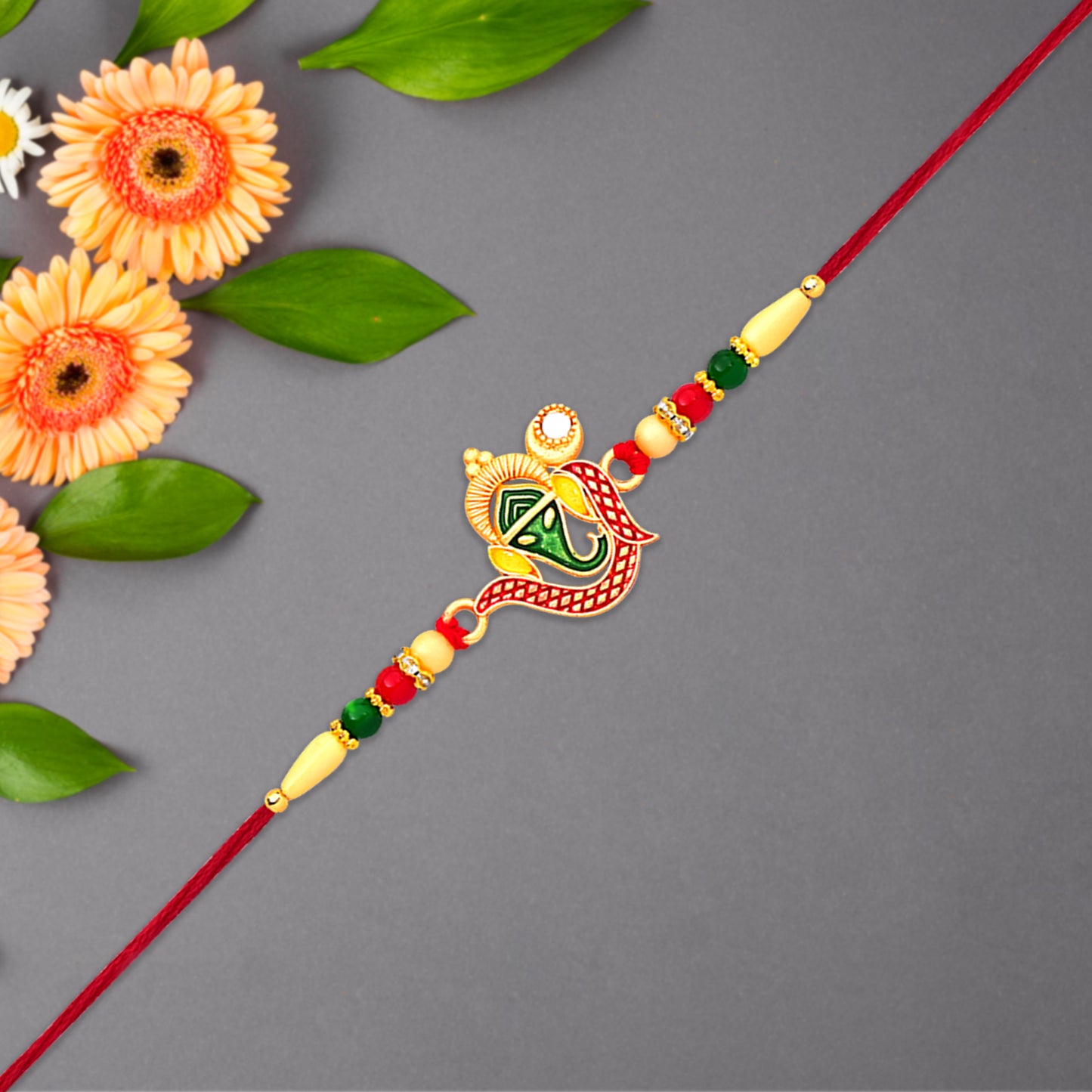 Ganpati Rakhi ready to gift on Rakshabandhan
