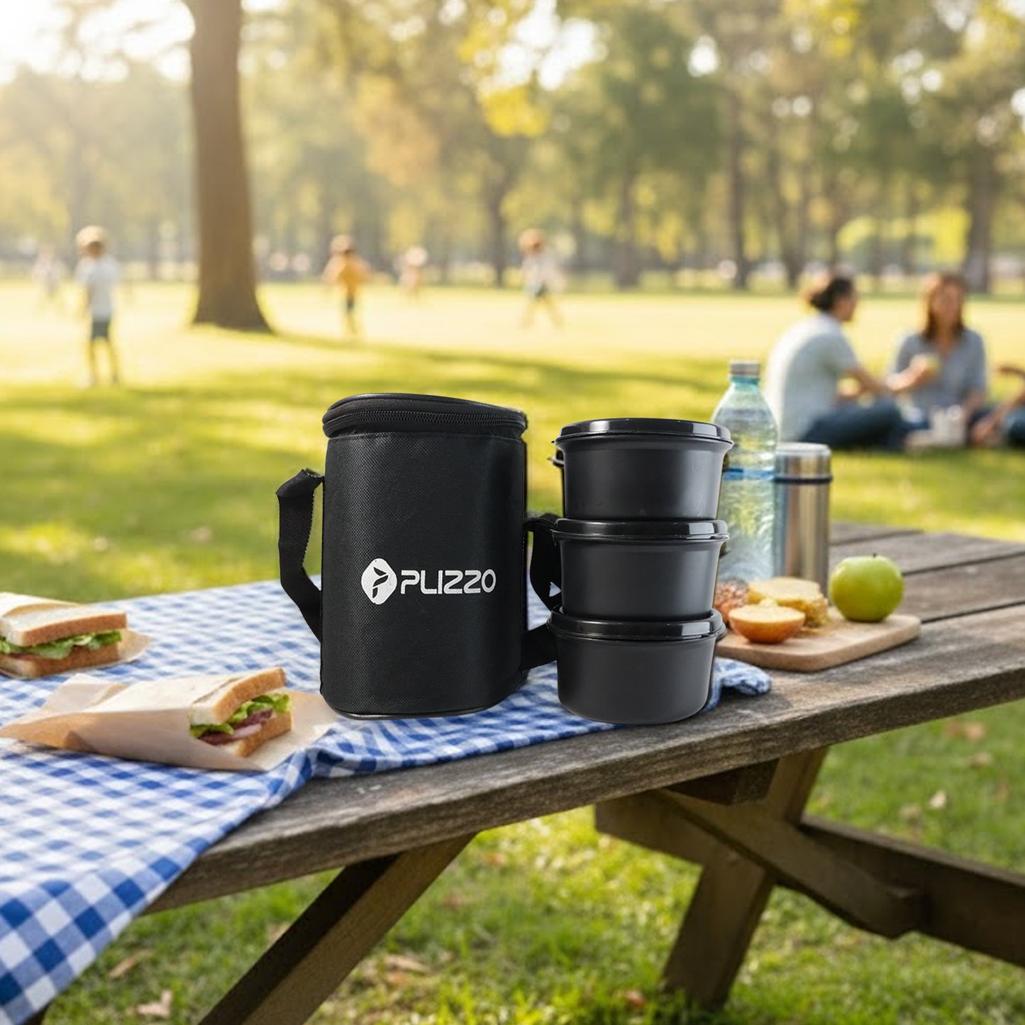 Stainless steel tiffin for travel