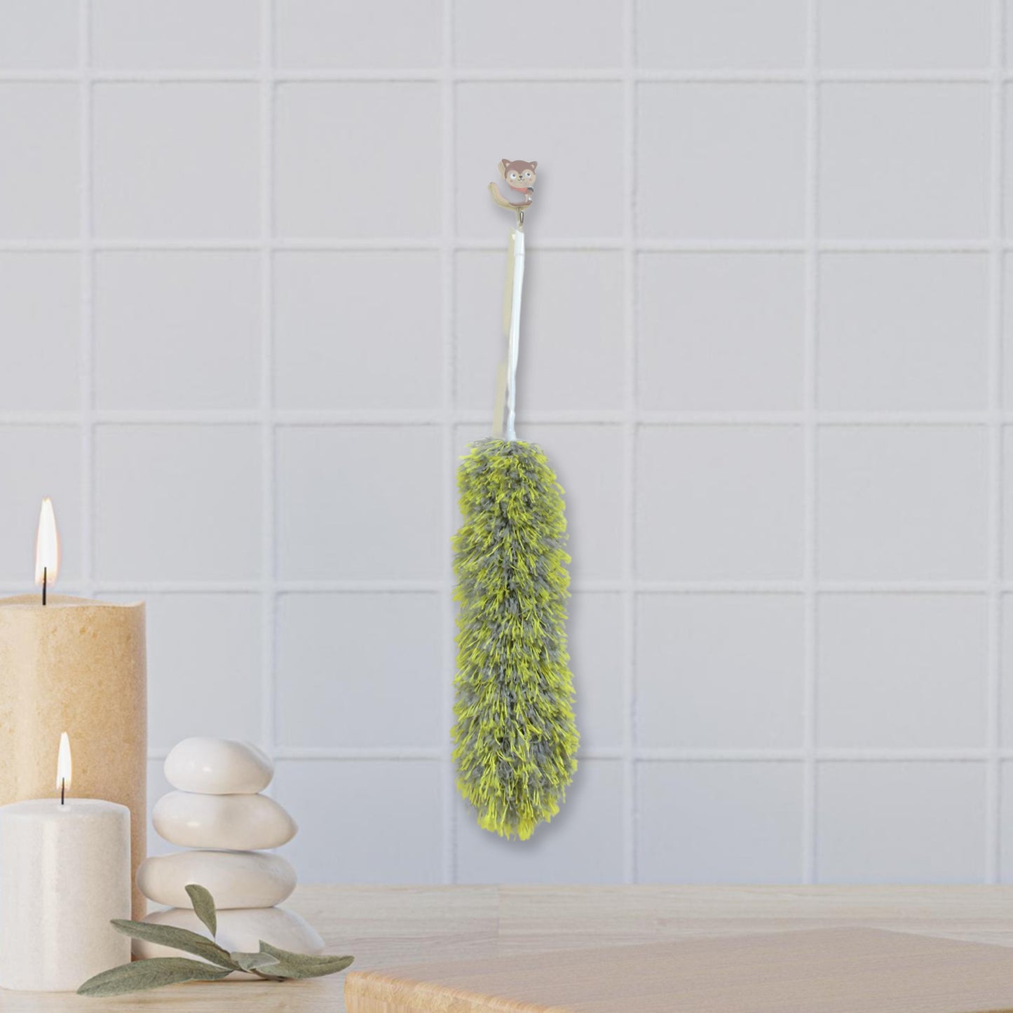 Long Handle Microfiber Duster – Extendable & Washable Cleaning Tool (62cm)