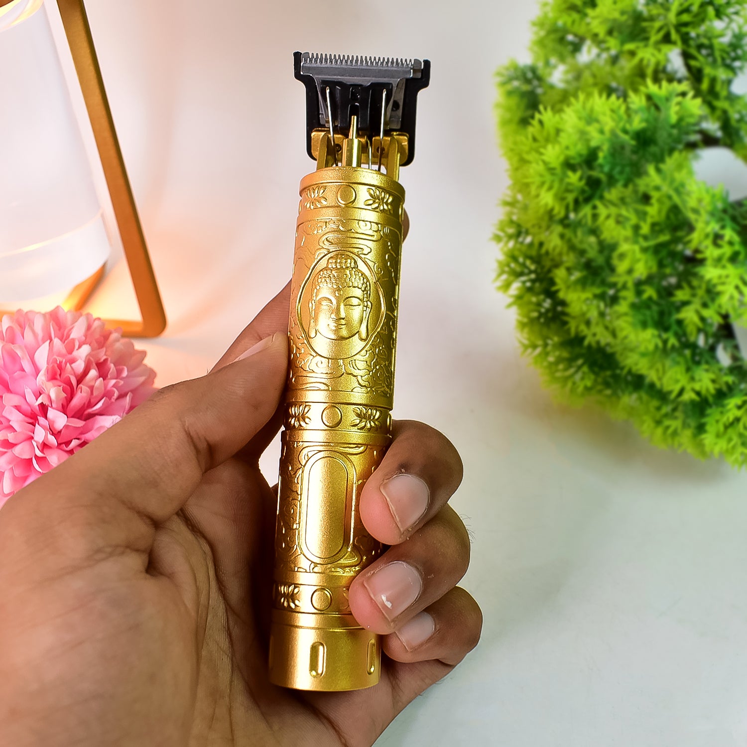 पुरुषों के लिए प्लास्टिक बॉडी हेयर ट्रिमर हेयरस्टाइल ट्रिमर, प्रोफेशनल हेयर क्लिपर, इलेक्ट्रिक शेविंग मशीन पुरुषों के लिए ड्राई शेविंग - हेयर शेविंग और ट्रिमिंग दाढ़ी 4 एडजस्टेबल ब्लेड क्लिपर, ऑयल, क्लीनिंग ब्रश के साथ