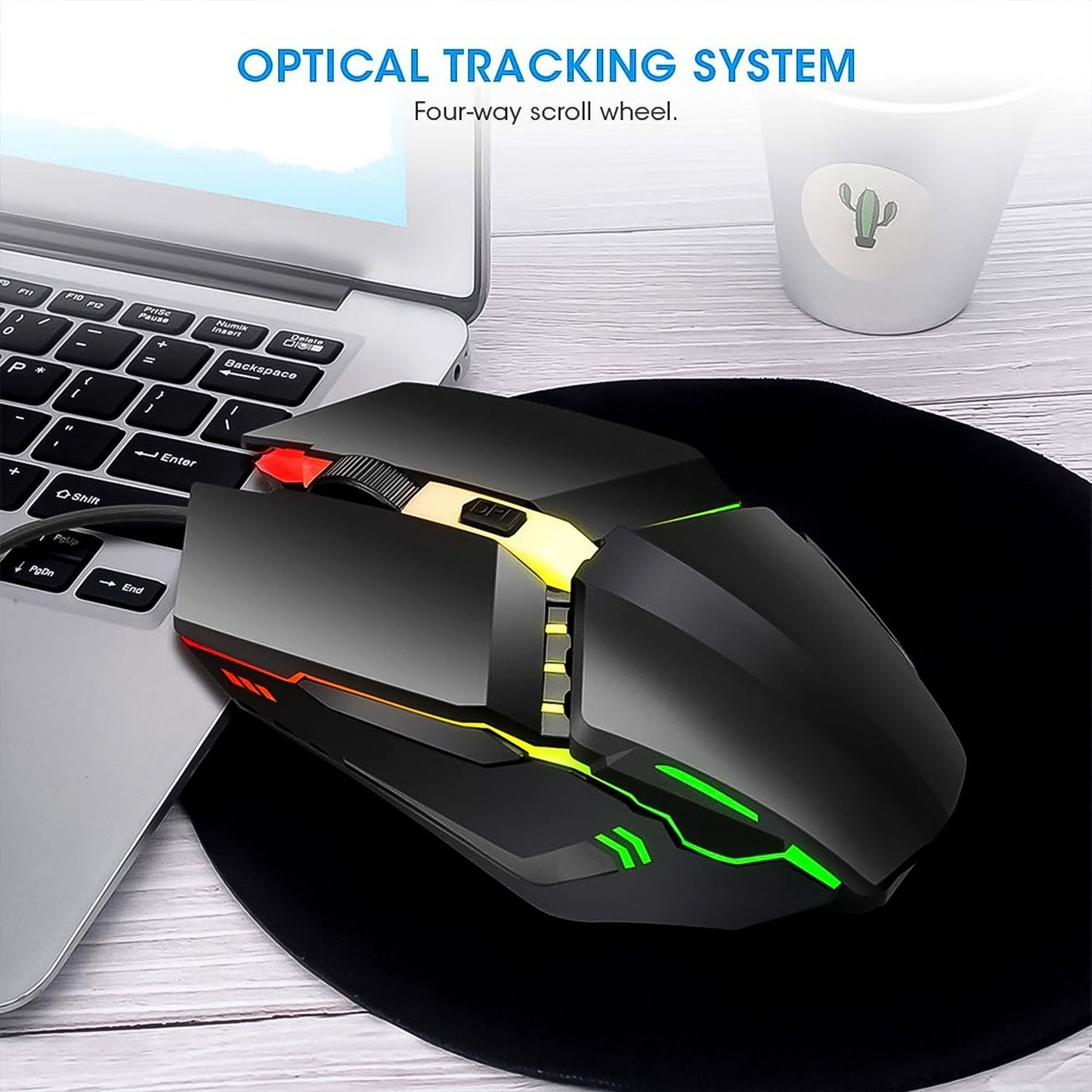 ProFlex wired ergonomic mouse for gaming