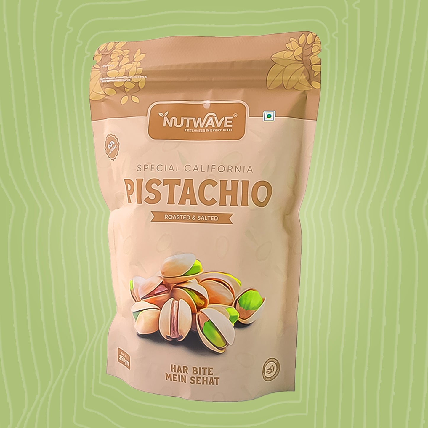 Nutwave California Pistachio Roasted & Salted 250gm