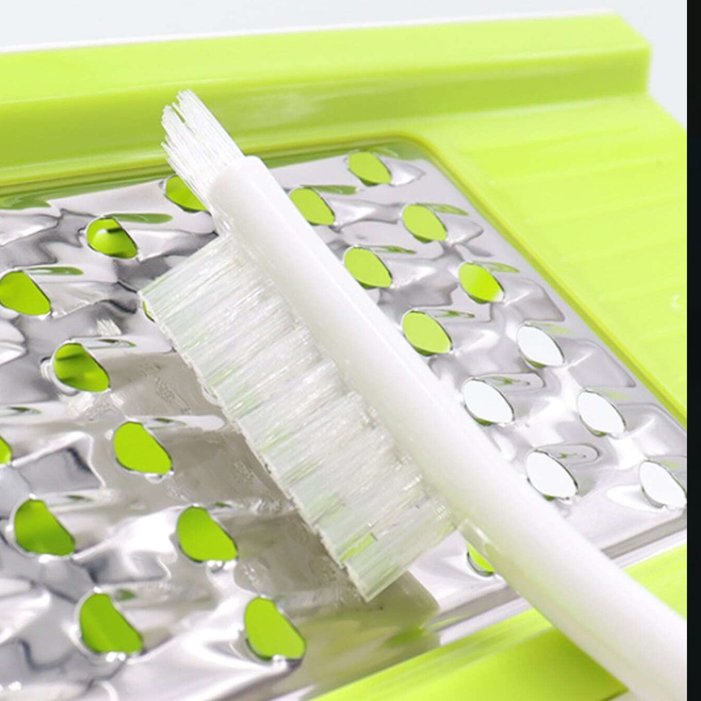 Cleaning tool with white handle