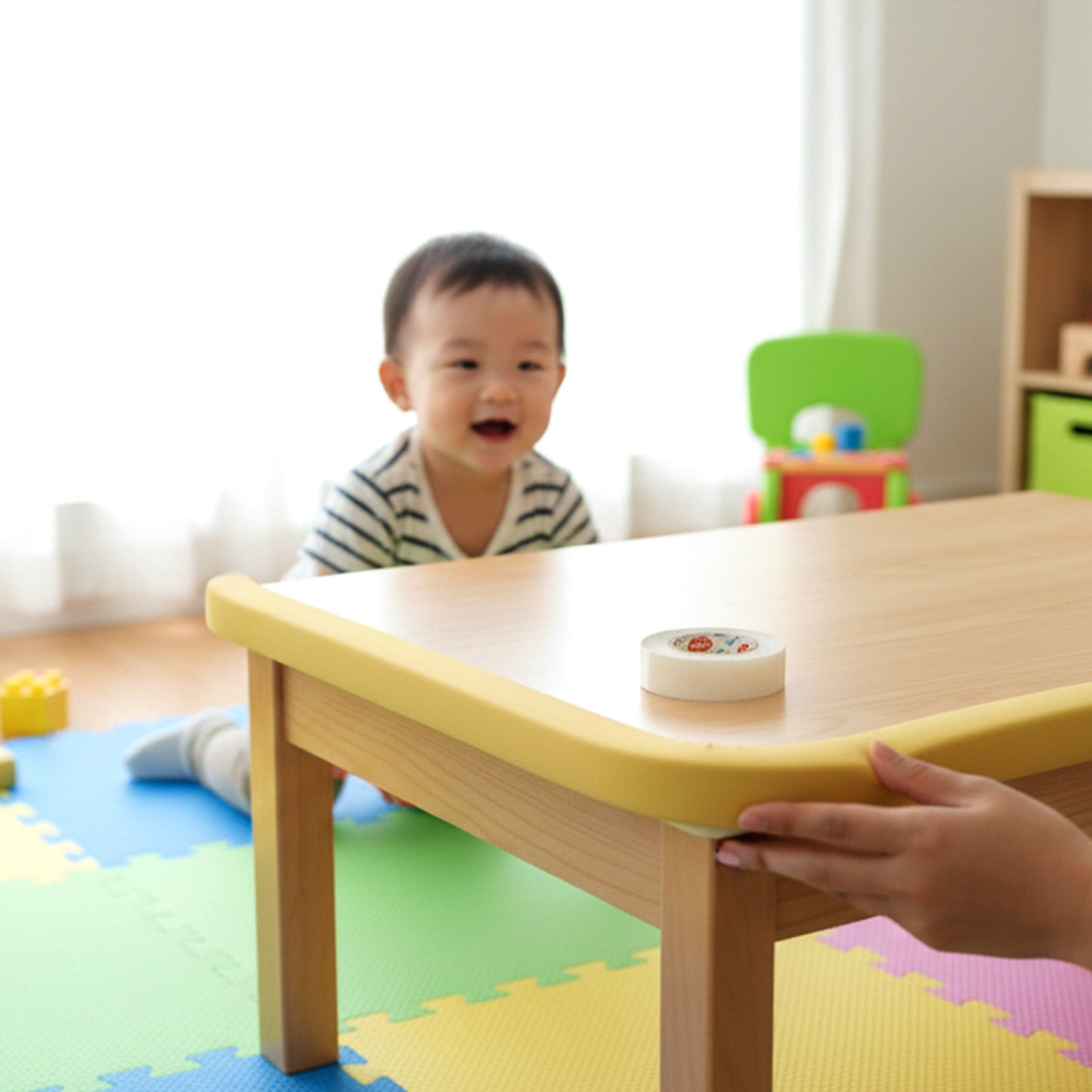 Corner Edge Protector – Soft Rubber Safety Bumper Guard (2 Mtr)