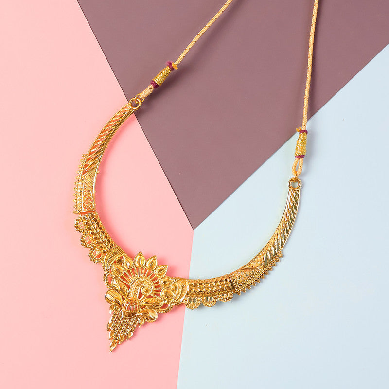 Sunbeam Royal Choker Necklace Set – Stunning Traditional Design for Festive & Bridal Glam