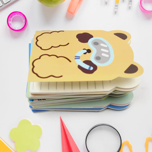 प्यारा कार्टून जर्नल डायरी, महिलाओं पुरुषों के लिए नोटबुक मेमो नोटपैड स्केचबुक 16 पेज जर्नलिंग नोट्स अध्ययन स्कूल कार्य लड़के लड़कियों के लिए लेखन जर्नल, स्टेशनरी (120x85MM / 1 पीसी)