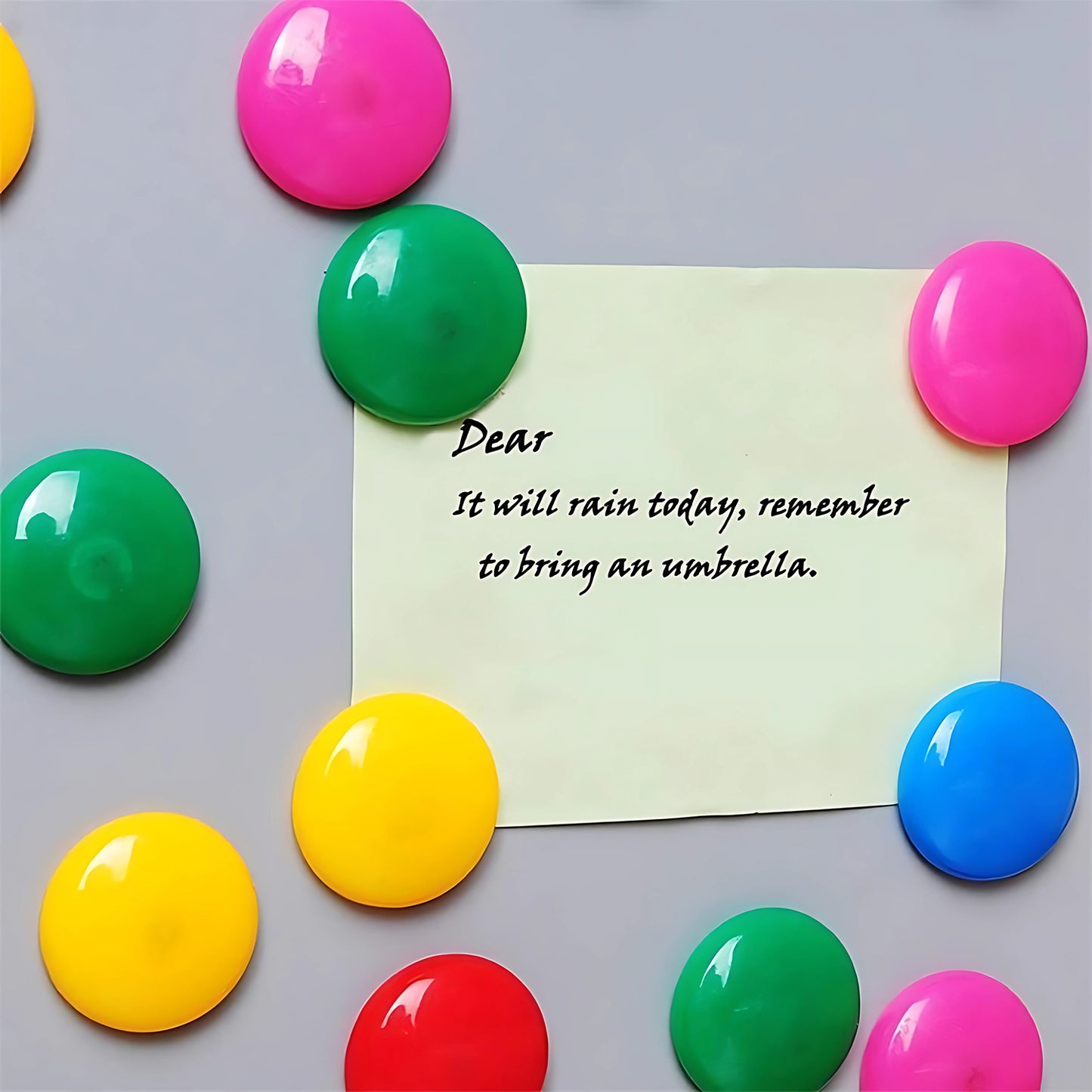 Dot Glow Pink Magnetic Pins