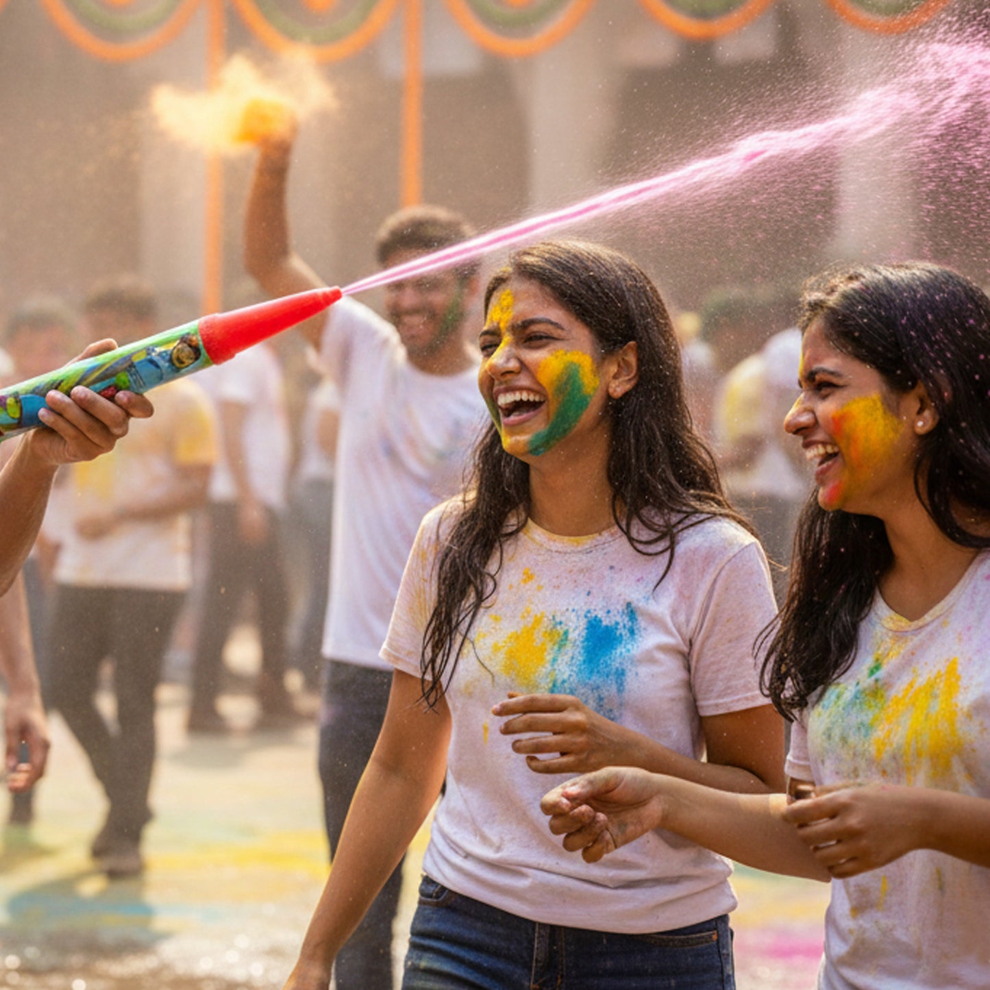 Outdoor Holi water blaster toy