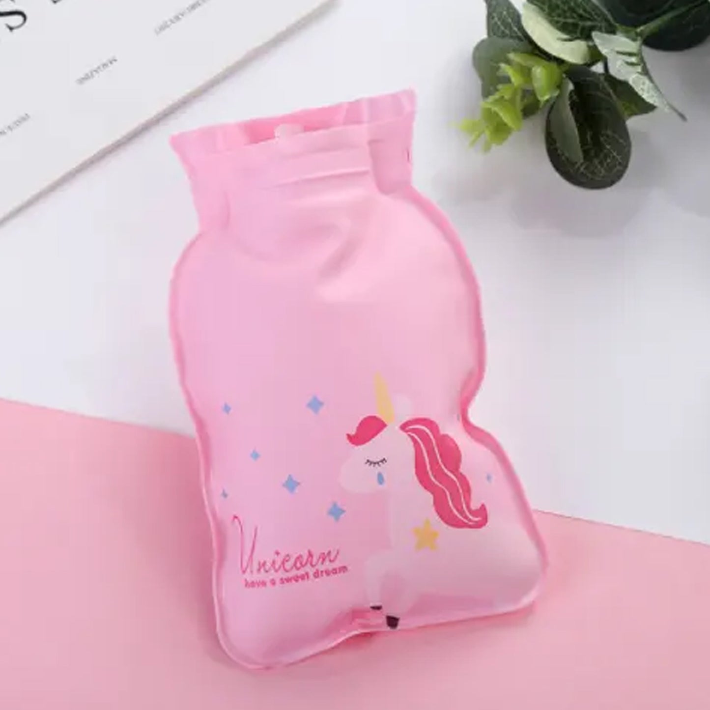Small hot water bag showing size and shape