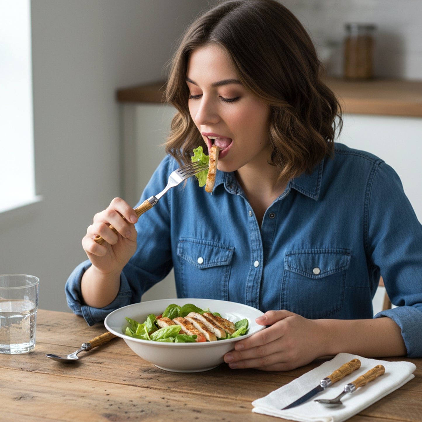 Stainless steel flatware