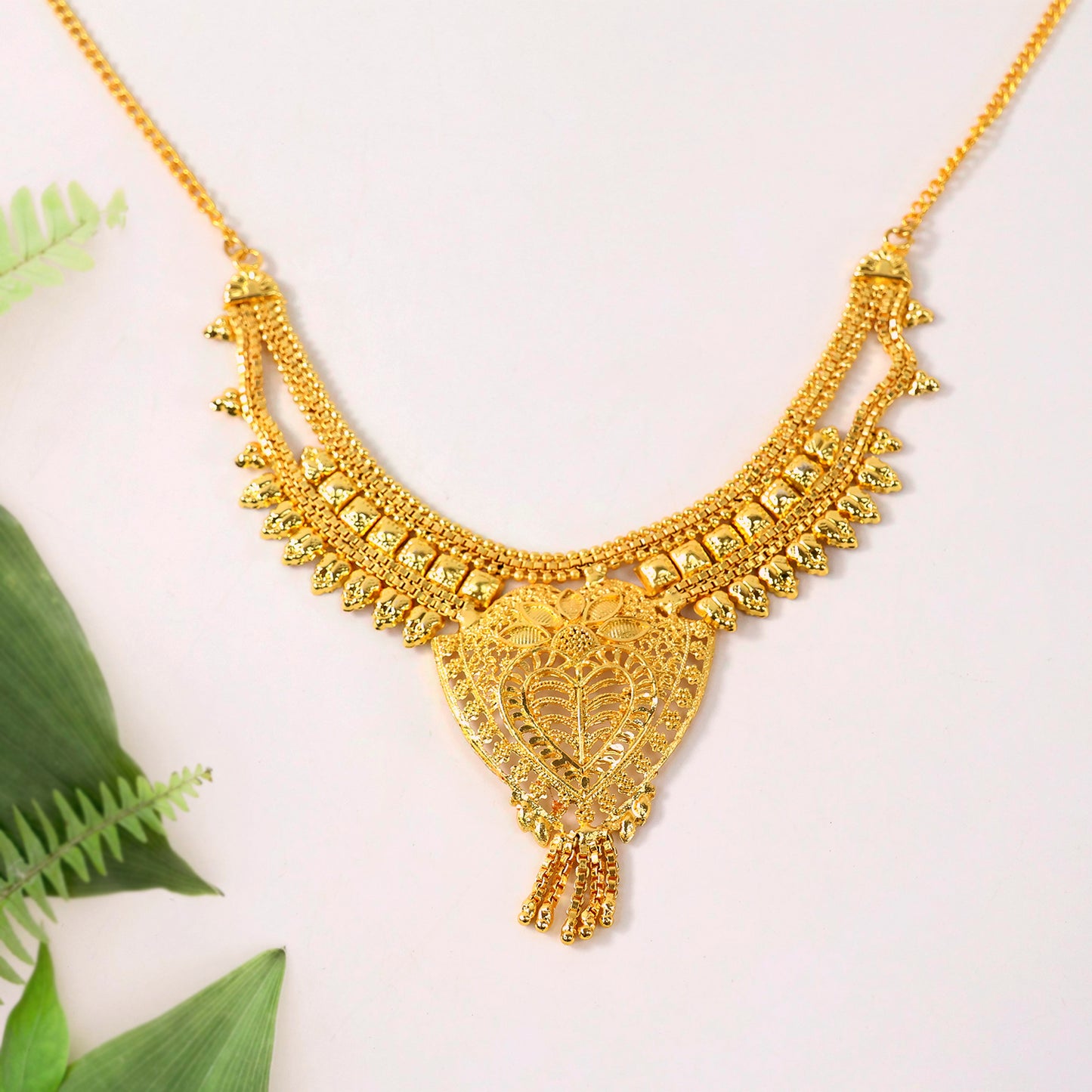 Necklace With Pair of Earrings Set for (2Pc)