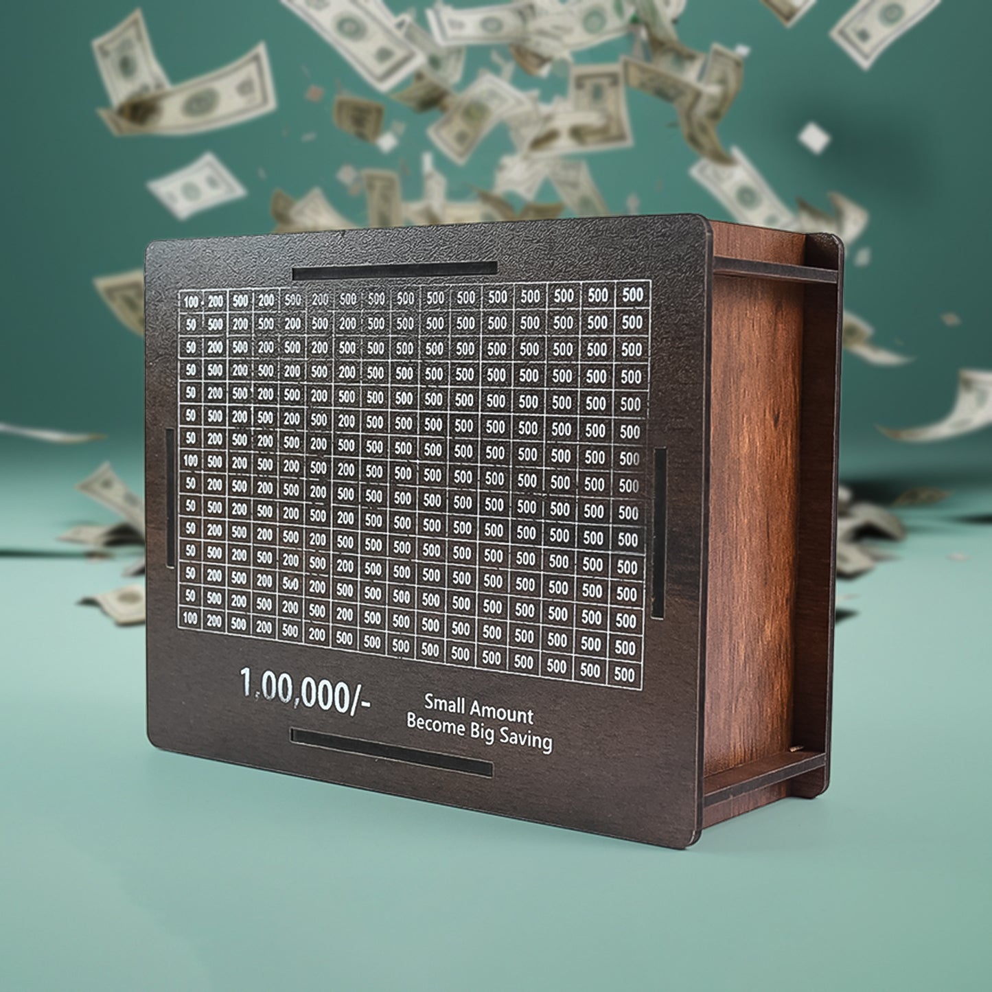 Wooden Money / Piggy Bank, Money Box (1 Pc / Pen Not Included)