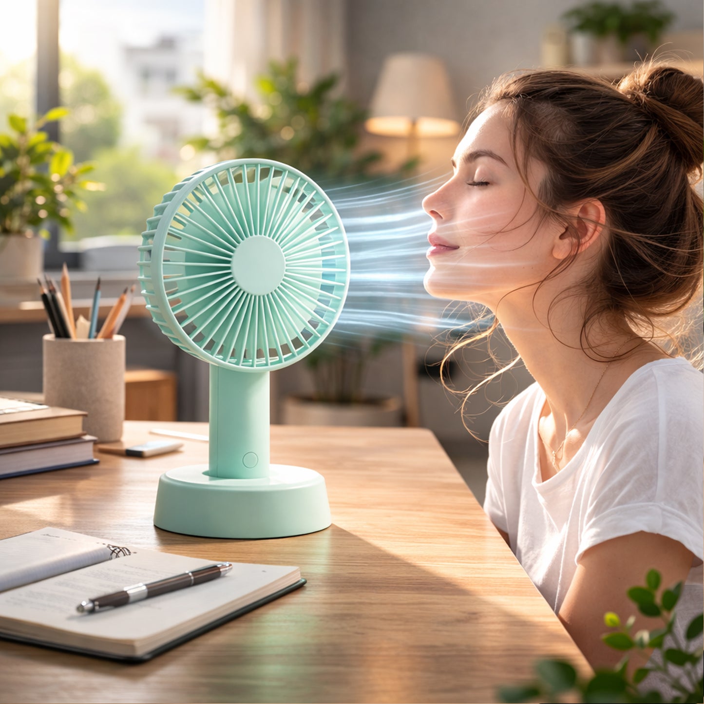 Portable Handheld Fan (Battery Include)