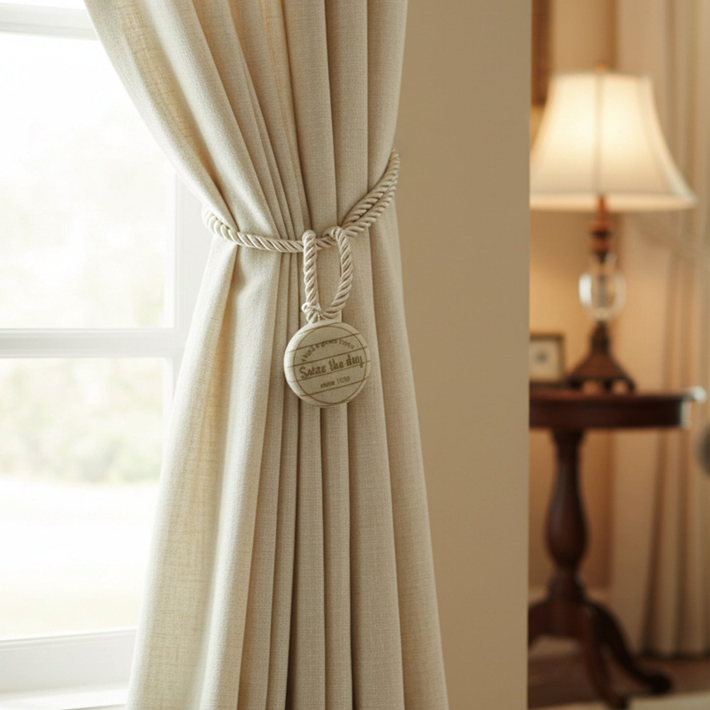 Elegant Magnetic Curtain Tieback (1 Pc)