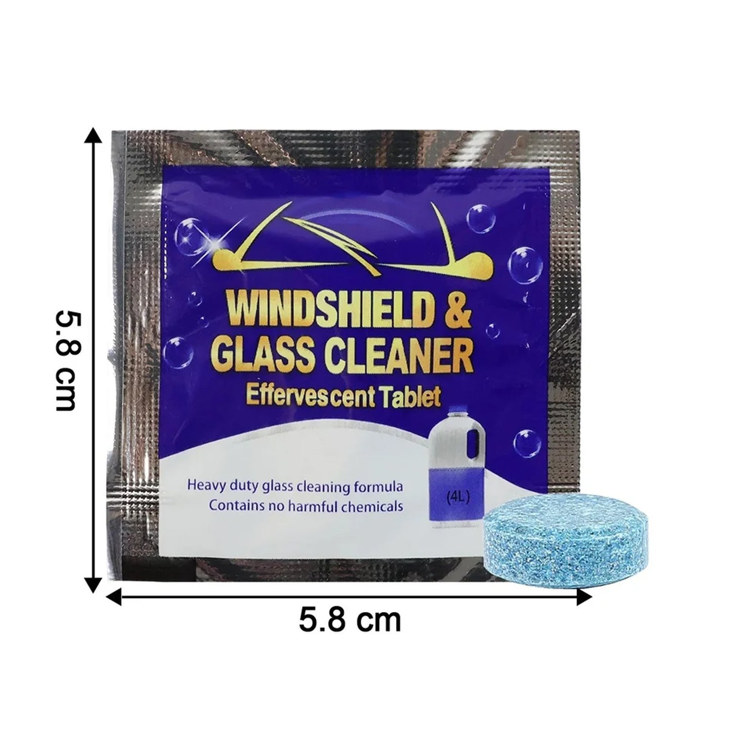 windshield cleaning solution tablets