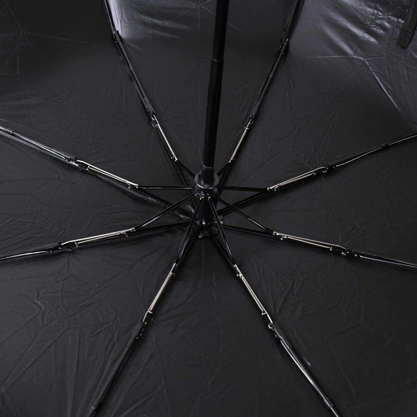 2 Fold Manual Umbrella – Wind, Sun & Rainproof with Steel Shaft & Wrist Strap