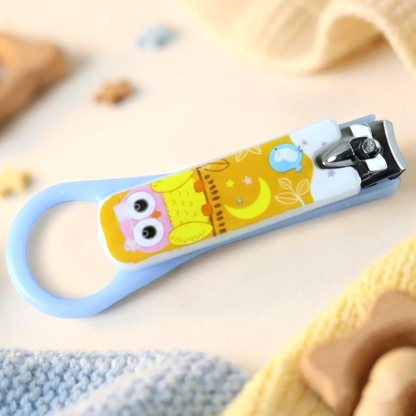 Cute Cartoon Owl Design Baby Nail Clipper (1 Pc)